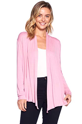 Product Cover 12 AMI Basic Long Sleeve Open Front Cardigan (S-XXXL) - Made in USA