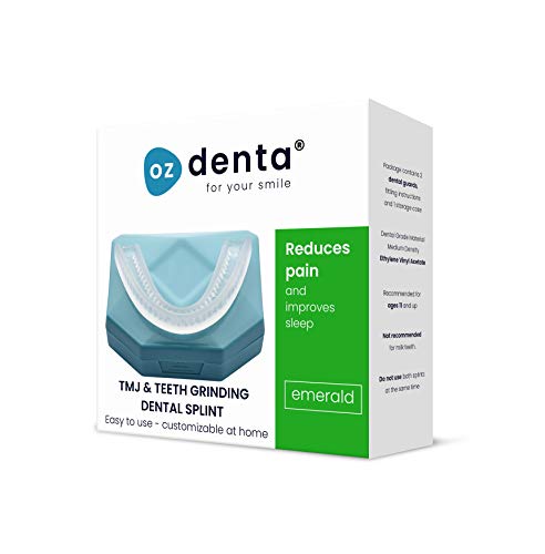 Product Cover 2 x OzDenta Professional Dental Splint and Mouth Guard, TMJ Relief, Prevents Night Teeth Grinding, Clenching, and Bruxism
