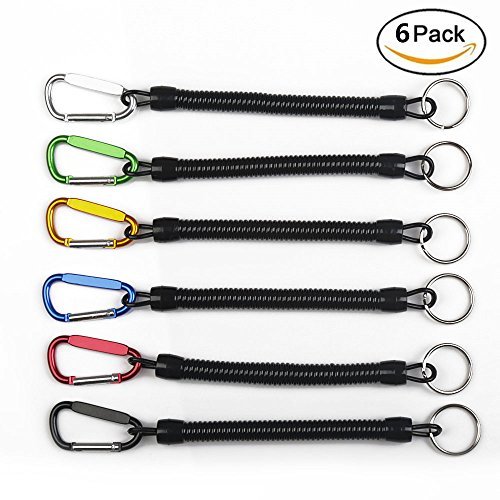 Product Cover 6pcs Pack Fishing Lanyards Boating Multicolor Fishing Ropes Secure Pliers Lip Grips Tackle Fish Tools(Color Ramdon)