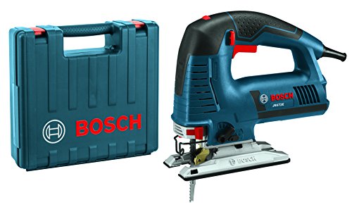 Product Cover Bosch Power Tools Jigsaw Kit - JS572EK - 7.2 Amp Corded Variable Speed Top-Handle Jig Saw Kit with Assorted Blades and Carrying Case