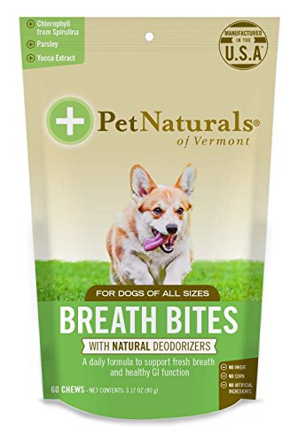 Product Cover Pet Naturals of Vermont - Breath Bites, Fresh Breath Dental Health Bites, 60 Bite-Sized Chews