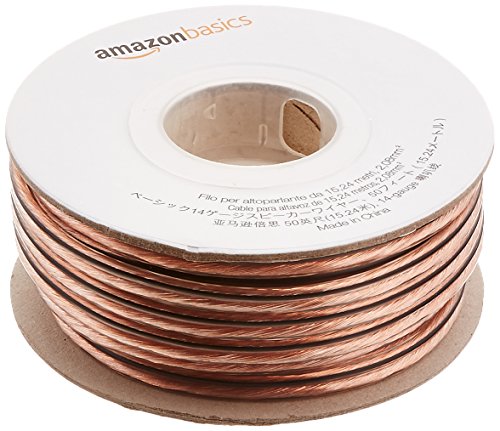 Product Cover AmazonBasics 14-Gauge Audio Stereo Speaker Wire Cable - 50 Feet