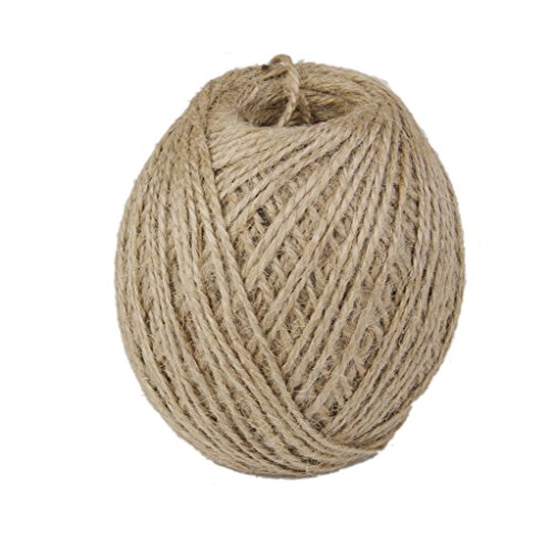 Product Cover Generic Imported 120M Twisted Burlap Jute Twine Rope Natural Hemp Linen Cord String 1Mm-15016459Mg