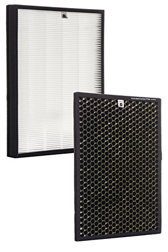 Product Cover Alexapure Breeze Certified Replacement Filters - 1 True HEPA Filter and 1 Activated Carbon Filter