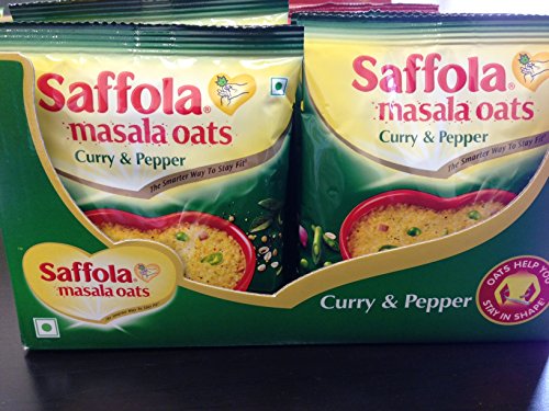 Product Cover Saffola Masala Oats- Curry & Pepper -40g X 12