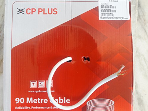 Product Cover CP PLUS Copper Coaxial Cable 90 m (White)
