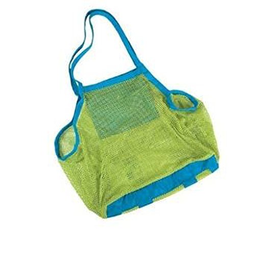 Product Cover Yookat Beach Mesh Tote Bag Beach Toys/Shell Bag Stay Away from Sand for The Beach, Pool, Boat - Perfect for Holding Childrens' Toys (XL Size)