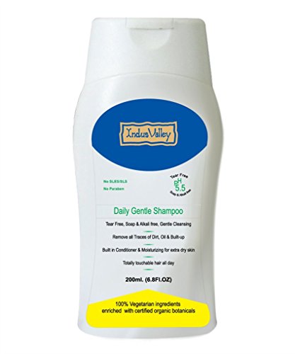 Product Cover Indus Valley Daily Care Shampoo 200mL Enriched with Organic Ingredients Without Sles, No Parabens, Ph 5.5