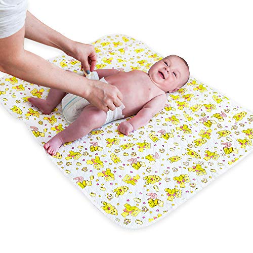 Product Cover Portable Changing Pad - Biggest Waterproof & Reusable Changing Mat (25.5