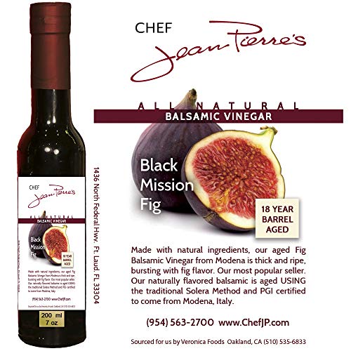 Product Cover Black Mission Fig Aged 18 Years Italian Balsamic Vinegar 100% All Natural (200ml) (7oz)