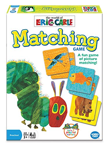 Product Cover Wonder Forge Eric Carle Matching Game For Boys & Girls Age 3 To 5 - A Fun & Fast Animal Memory Game
