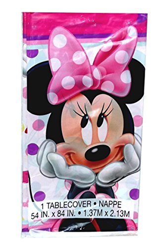 Product Cover Minnie Bowtique Plastic Party Table Cover, 54