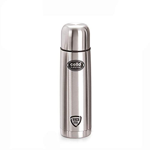 Product Cover Cello FlipStyle Stainless Steel Bottle With Cover- 1000ml