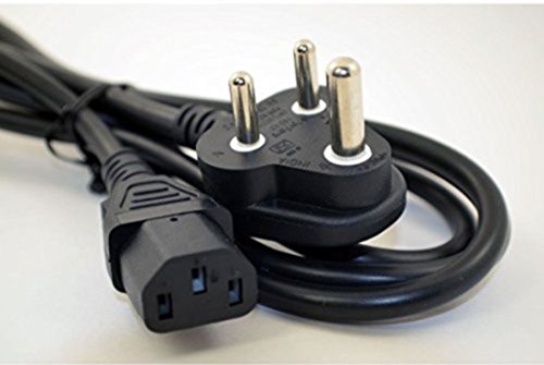 Product Cover Cables Kart Computer/Printer/Desktop/PC/SMPS Power Cable Cord Black/Pc Cable - 10 Meter