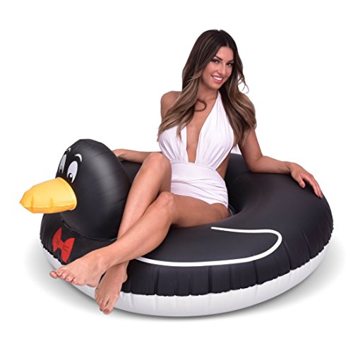 Product Cover GoFloats Inflatable Penguin Pool Float Party Tube, Float in Style (for Adults and Kids)