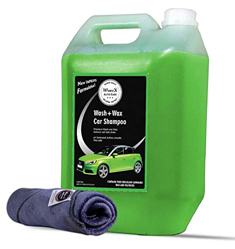 Product Cover WaveX WAW5K Wash and Wax Car Shampoo (5 L, Green)