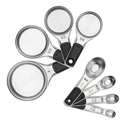 Product Cover OXO 11180500 Good Grips Measuring Cups and Spoons Set, Stainless Steel, 2.9