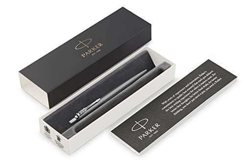 Product Cover Parker Jotter Premium Oxford Grey Pinstripe CT Ballpoint Pen, Gift Box - 1953199