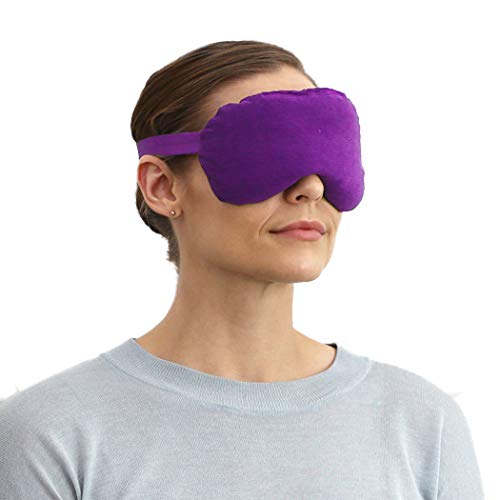 Product Cover Sensacare Lavender Eye Pillow, Aromatherapy Eye Mask for Sleeping, Weighted Eye Mask for Stress Relief - Hot & Cold Eye Mask, Eye Cover for Yoga, Headache, Puffy Eyes, Sress Relief, Sinus Pain
