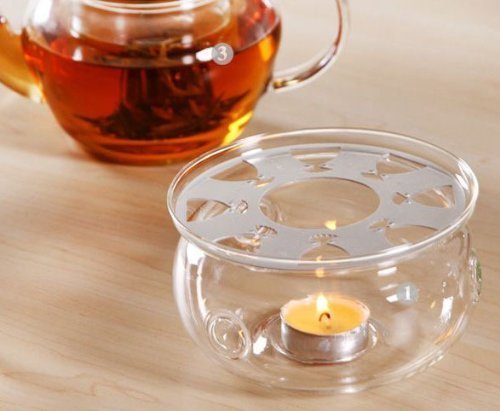 Product Cover DecentGadget High Heat Resistant Borosilicate Glass Teapot Warmer (teapot warmer)