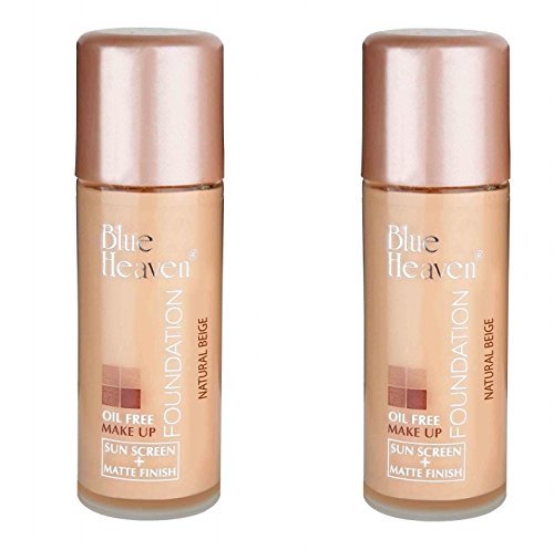 Product Cover Blue Heaven Oil Free Foundation, Shade Natural, 30ml (Pack Of 2)