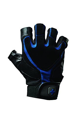 Product Cover Harbinger Training Grip Non-Wristwrap Weightlifting Gloves with TechGel-Padded Leather Palm (Pair), Large