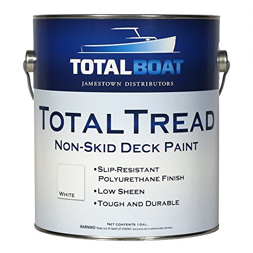 Product Cover TotalBoat TotalTread Non Skid Deck Paint (White, Gallon) | Marine-Grade Anti Slip Traction Coating