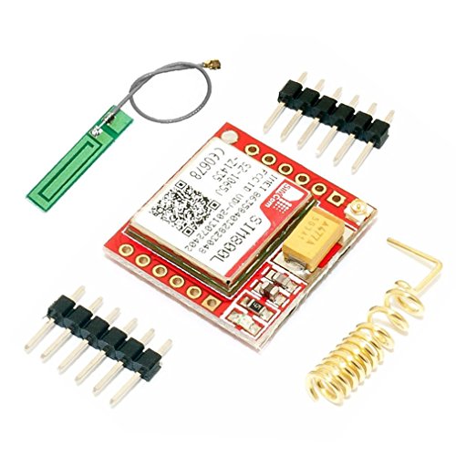 Product Cover HiLetgo Smallest SIM800L GPRS GSM Breakout Module Quad-Band 850/900/1800/1900MHz SIM Card Slot Onboard with Antenna 3.7~4.2V