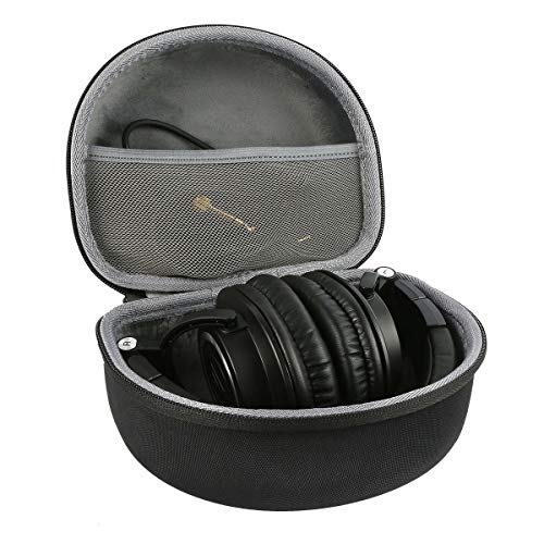 Product Cover for Audio-Technica ATH-M50x ATH-M50xMG ATH-M50xRD ATH-M40x ATH-M30x ATH-M70x Professional Studio Monitor DJ Headphones Headset Hard Carrying Travel Case Bag by co2CREA