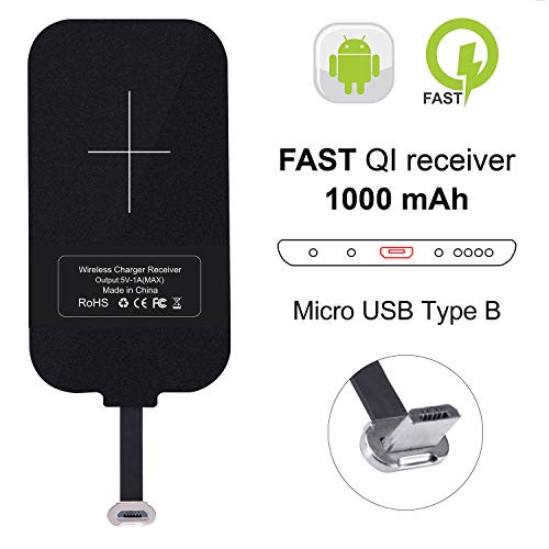Product Cover Wireless Charger Receiver, Nillkin Magic Tag Qi Wireless Charger Charging Receiver for HTC Desire 10 PRO/ONE X9/ONE E9, VIVO X6 and Other Type B Devices