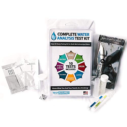 Product Cover Drinking Water Test Kit - 10 Minute Testing For Lead Bacteria Pesticide Iron Copper and More