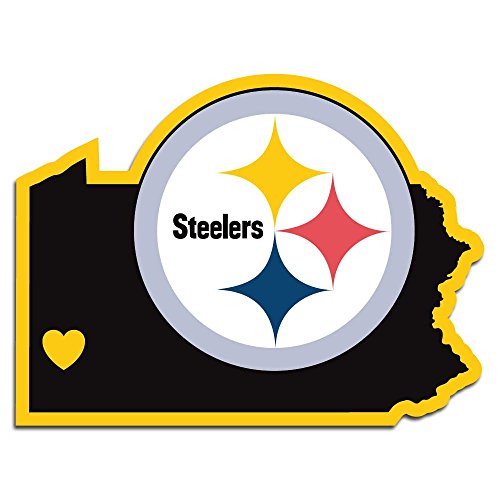 Product Cover Siskiyou Sports Unisex NFL Pittsburgh Steelers Home State Decal, 5