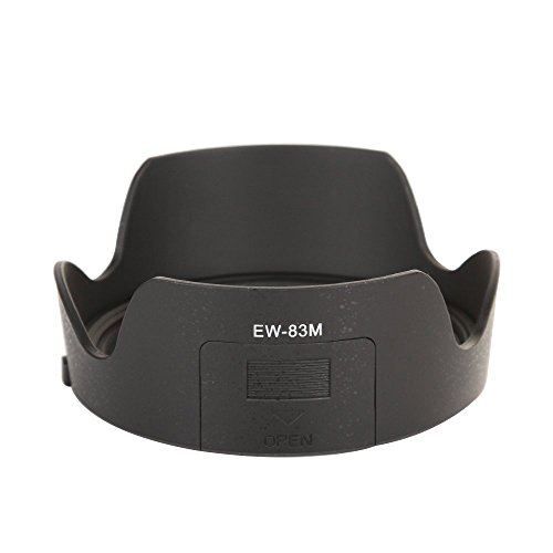 Product Cover Foto4easy Petal Lens Hood Shape for Canon EF 24-105mm f/3.5-5.6 IS STM (Replace for Canon EW-83M)