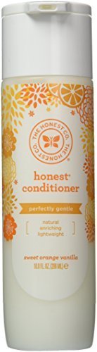 Product Cover The Honest Company Detangling Hair Conditioner - Perfectly Gentle Sweet Orange Vanilla - 10 Fluid Ounces (Pack of 2)