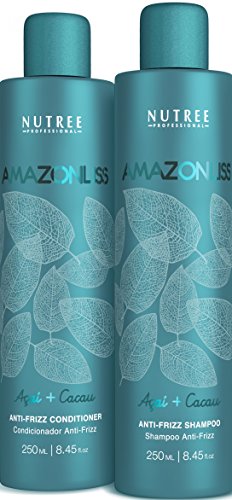 Product Cover Amazonliss Home Care Anti Frizz After Care Post Treatment Shampoo and Conditioner Set 8.45 fl.oz - For Keratin Treated Hair - Prolongs the Smooth Effect - Leaves Hair Incredibly Soft and Shiny