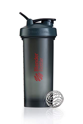 Product Cover BlenderBottle Pro45 Extra Large Shaker Bottle, Grey/Red, 45-Ounce