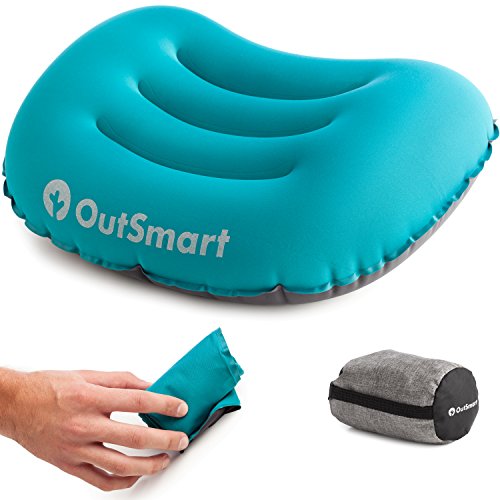 Product Cover OutSmart Inflatable Camping Pillow | Waterproof, Lightweight and Comfortable Outdoor Pillows for Hiking, Backpacking, Camping, Hunting and Fishing | 2.75 oz...