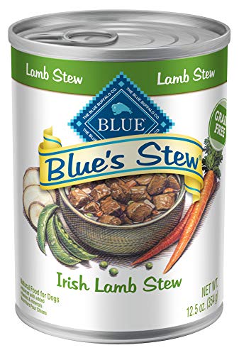 Product Cover Blue Buffalo Blue's Stew Natural Adult Wet Dog Food, Irish Lamb Stew 12.5-oz can (Pack of 12)