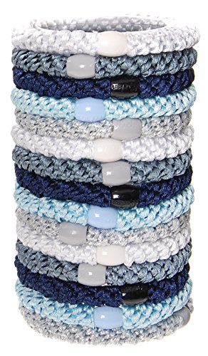Product Cover L. Erickson Grab & Go Ponytail Holders, Atlantic, Set of Fifteen - Exceptionally Secure with Gentle Hold