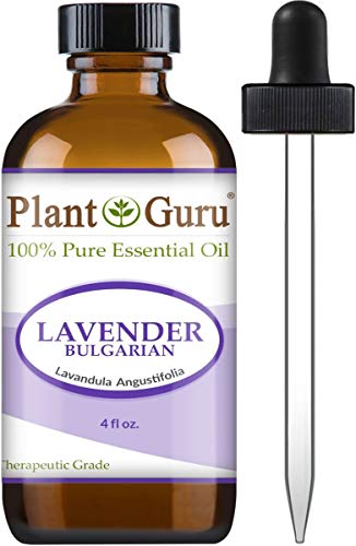 Product Cover Lavender Essential Oil 4 oz (Bulgarian) 100% Pure Undiluted Therapeutic Grade for Skin, Body and Hair Growth, Aromatherapy Diffuser, Great for Relaxation and Calming, Natural Sleep Aid.