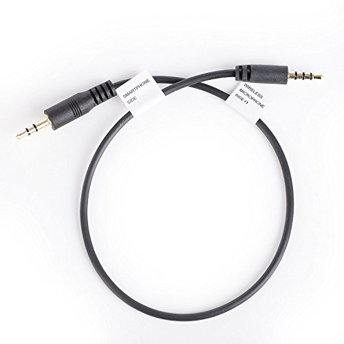Product Cover Movo CFP-1 3.5mm TRS (Male) Microphone, Headphone Input Jack to TRRS (Male) Smartphone Adapter for iPhone, iPad and Android - TRS to TRRS Patch Cable