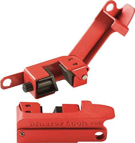 Product Cover NMC 491B Grip Tight Circuit Breaker Lockout, OSHA Compliant, for Tall and Wide Breaker Toggles, Powder Coated Steel, Reinforced Polymer Circuit Breaker Lockout