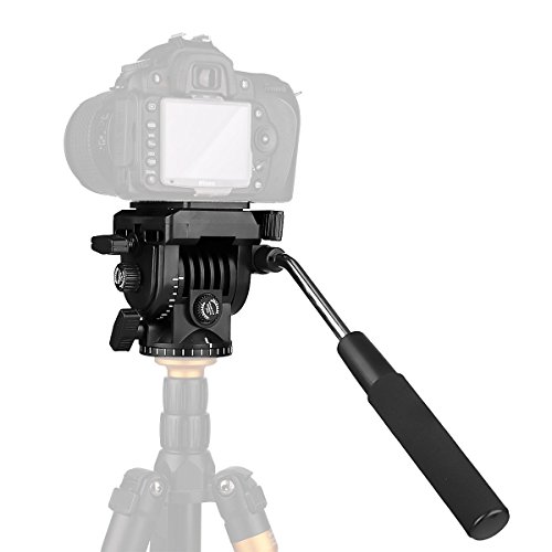 Product Cover Fluid Head,pangshi VT-1510 Video Camera Tripod Action Fluid Drag Pan Head with 1/4