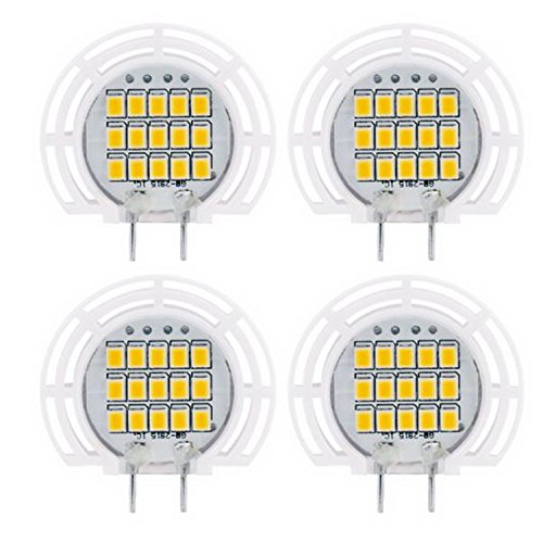 Product Cover Promotion! Landlite Dimmable LED G8 Bulbs G8-2018 2.3W warmwhite 4PK for Puck Light, Ceramic Sunflower (2.3Wx4PK) ...