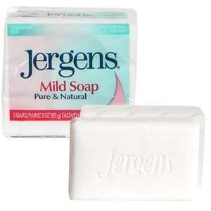 Product Cover (PACK OF 21 BARS) Jergens ORIGINAL MILD Bar Soap. LUXURIOUS LATHER THAT LEAVE SKIN FRESH & CLEAN! All Natural Formula for Men & Women. (21 Bars, 3.0oz Each Bar)