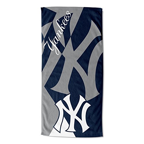 Product Cover The Northwest Company Officially Licensed MLB New York Yankees Puzzle Beach Towel, 34