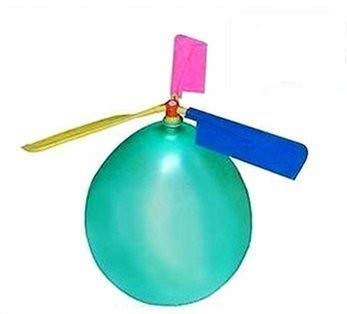 Product Cover BAIVYLE Kids Toy Balloon Helicopter (12 Pack) Children's Day Gift Party Favor Easter Basket, Stocking Stuffer or Birthday!