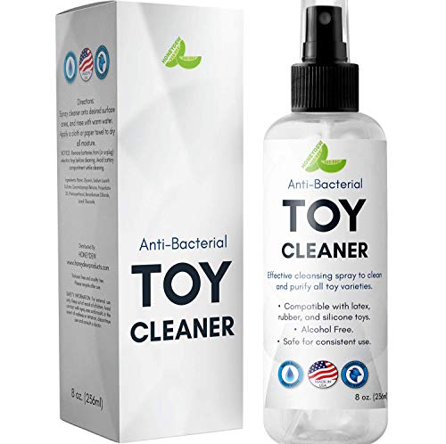 Product Cover Silicon Toy Cleaner Water Based Anti-Bacterial Anti-Microbial Disinfectant Spray for Toys and Games Alcohol Free Paraben Free Cruelty Free Hypoallergenic Hygienic Cleaning Product for Sensitive Skin