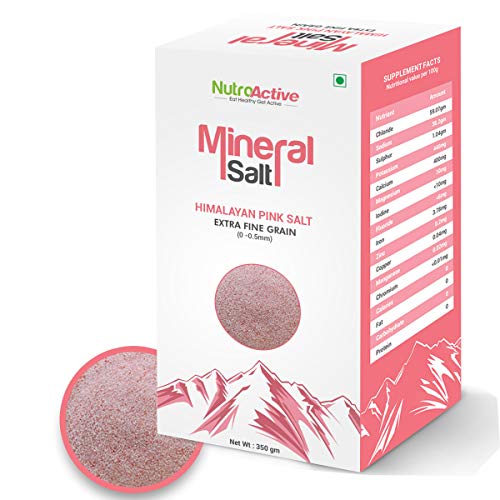 Product Cover NutroActive Mineral Himalayan Pink Salt Extra Fine Grain, 0 -0.5 mm 350 gm