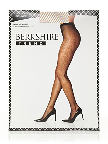 Product Cover Berkshire Fishnet With Cotton Gusset Pantyhose, Nude, 3-4